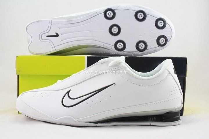Hommes Nike Shox R3 Blanc Noir